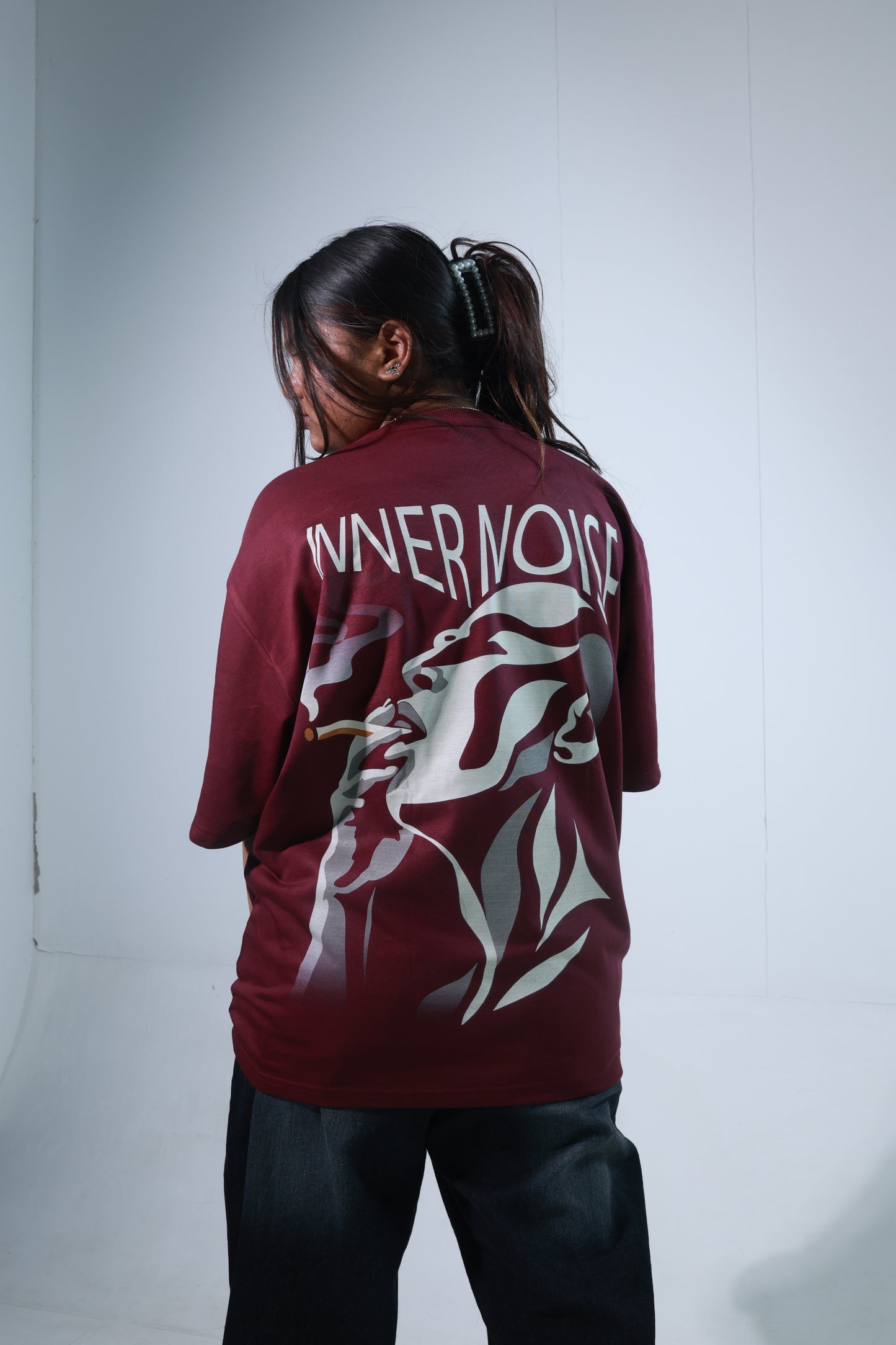 “Inner Noise” Oversized Graphic Tee