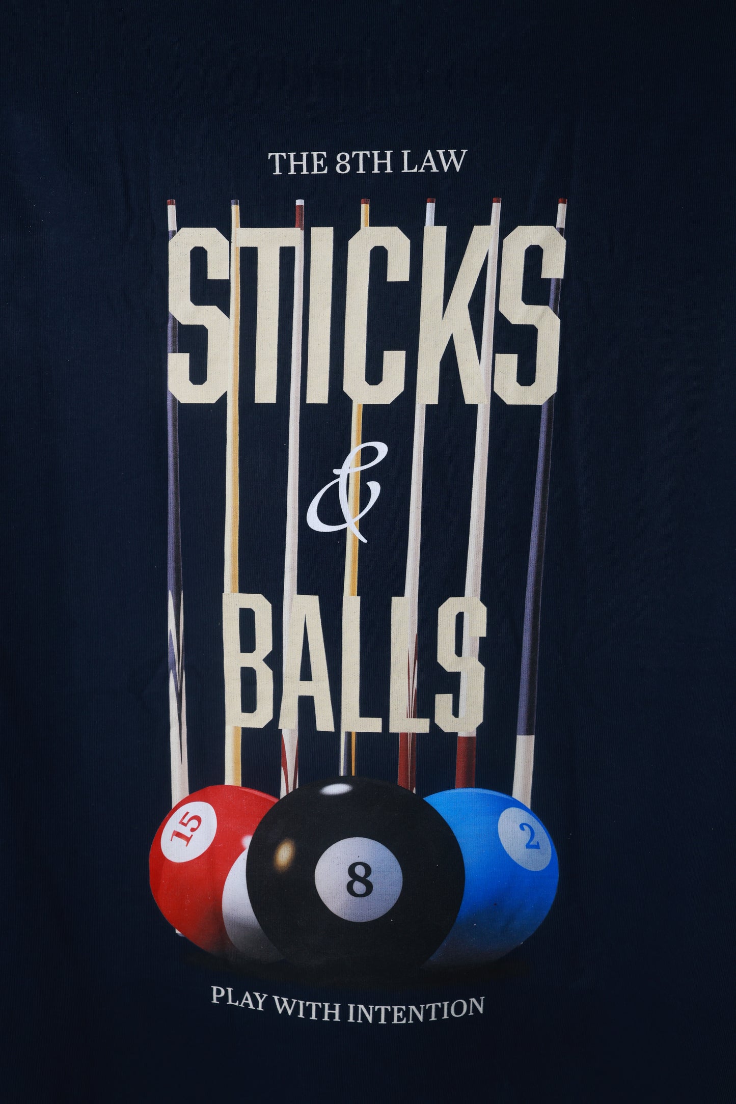 “Sticks & Balls” Oversized Graphic Tee DARK